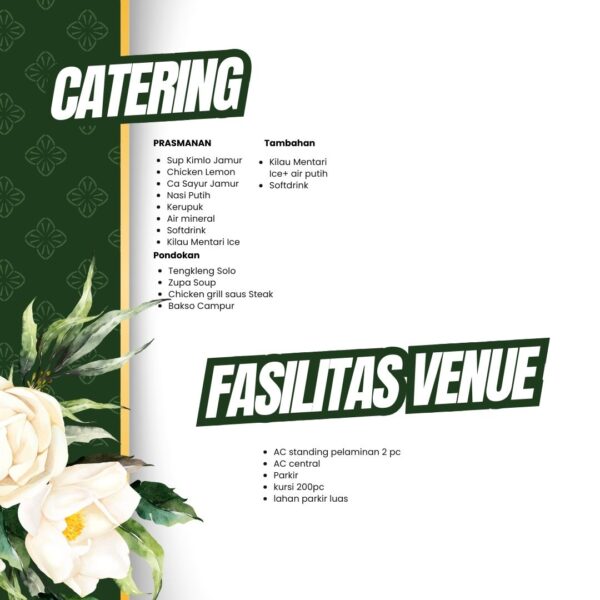 Paket Wedding di Gedung Manunggal Jati