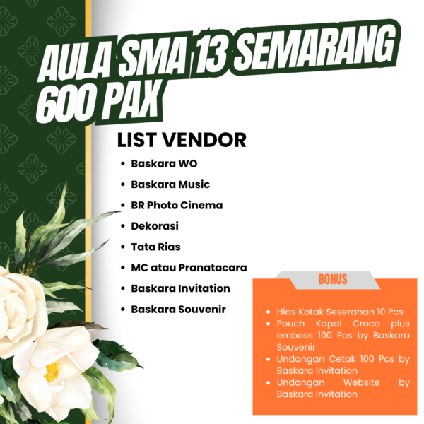 Aula SMA 13 Semarang